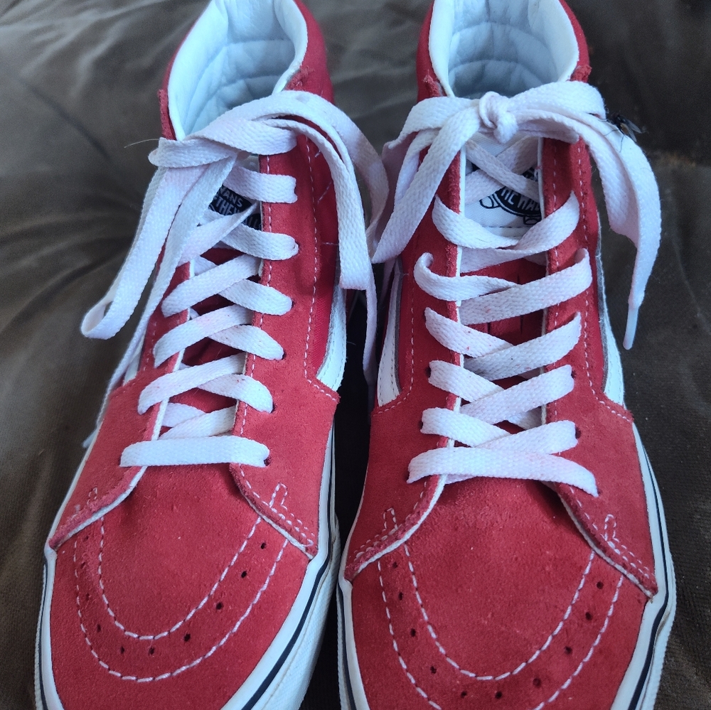 Vintage Vans off the wall, kids 3, red